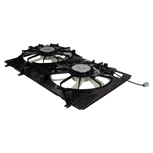Vista 68 de TRQ Conjunto de ventilador de refrigeración dual compatible con Infiniti EX35 2009 FX35 FX50 2007-2008 G35 2008-2013 G37 2012-2013 M35h 2014-2015
