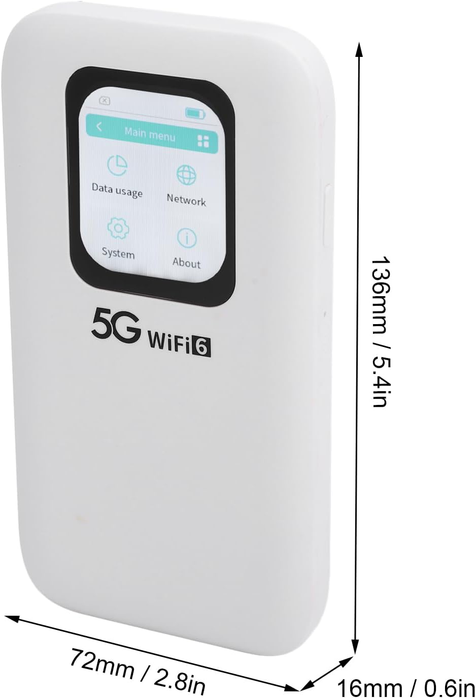 5G Wi Fi Mobile Hotspot, Portable Wi Fi 6 Router for Travel Supports up to 16 De... 5 51jvVHmLkDL. AC SL1500