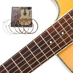 Btuty Cordes de Guitare folk Acoustique en Acier Inoxydable alliage de cuivre noyau de cuivre, 6pcs / pack (.010-.047) - Les Beatles, Paul McCartney, John Lennon, RIngo Starr, George Harrison Btuty Cordes de Guitare folk Acoustique en Acier Inoxydable alliage de cuivre noyau de cuivre, 6pcs / pack (.010-.047) – Image 2