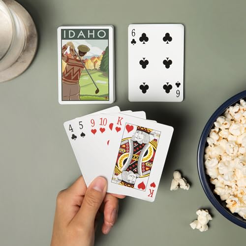 Baraja Póker Golfer Scene Idaho 52 Cartas Adultos miniatura 2