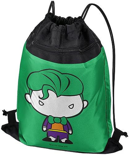 LOGOVISION Batman Joker Cute Chibi Character Drawstring Backpack Sports Bag Sackpack 17