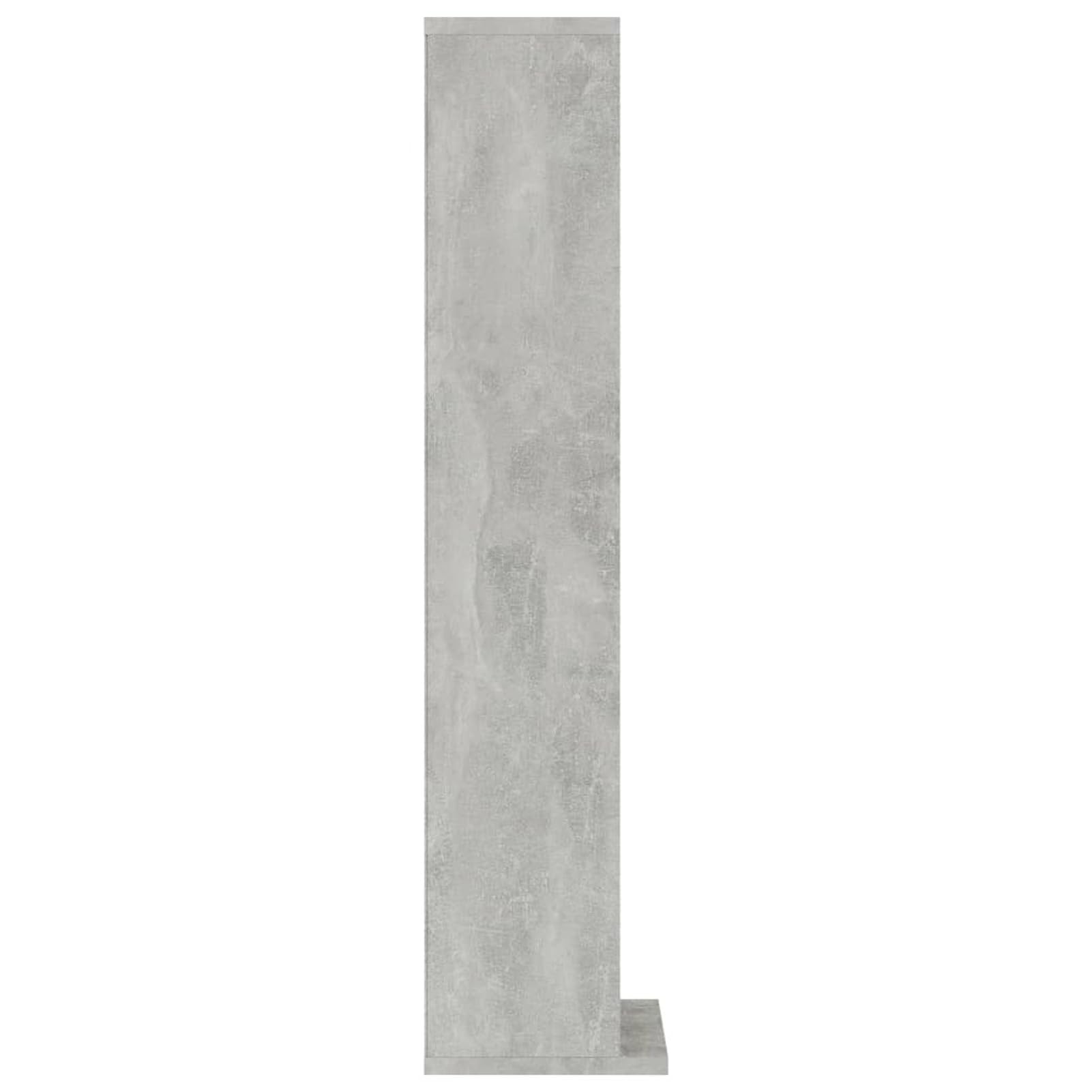 ZEYUAN Mobile Porta CD Grigio Cemento 21x20x88 cm in Legno Multistrato,Mobile Porta CD,Porta CD,Scaffalatura per CD(SPU:800355)