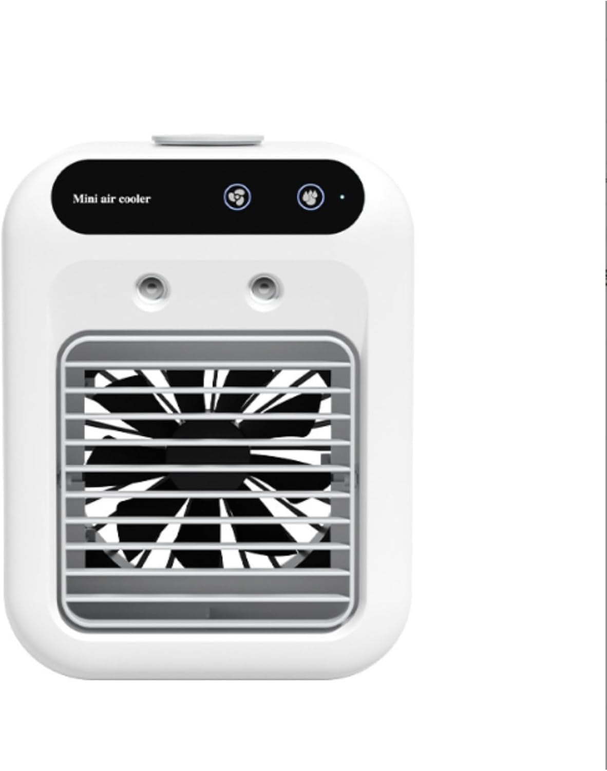XAXEURLKJ Zensairex Portable Air Cooler, Usb Desk Fan With Dual Mist Spray, Ultra-quiet, Ideal For Home & Office, Compact White Design White*1