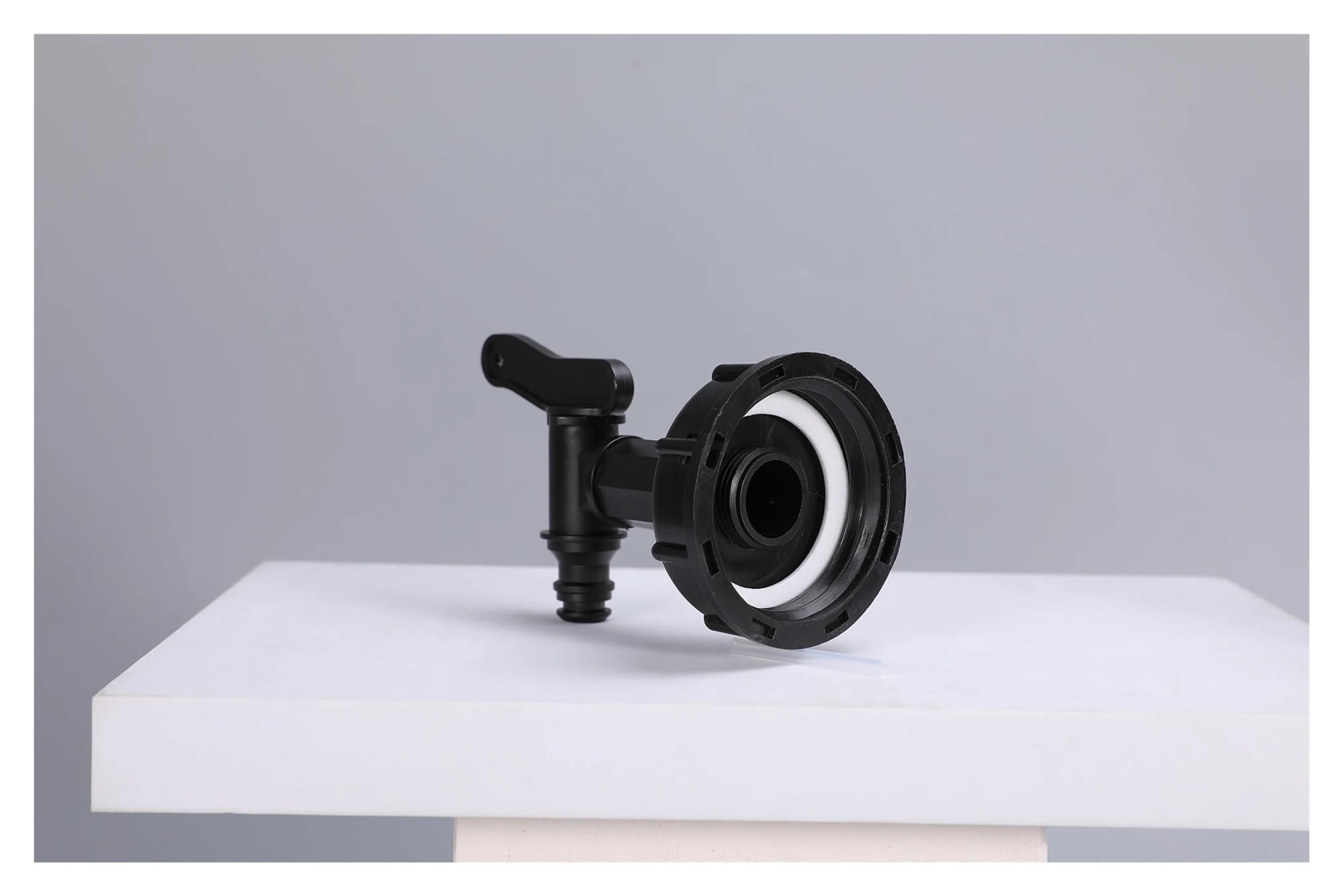 Trwały adapter do kranu zbiornika IBC S60x6 gruby gwint do złącza 3/10.2 cm, 1 szt. zawór montażowy do domu ogrodowego, łatwa wymiana systemów nawadniania
