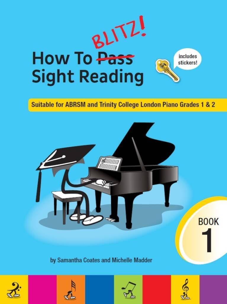 How To Blitz! Sight Reading - Book 1 | Beginner Piano Sight Reading Exercises for Grades 1 and 2 | Step-by-Step Lessons for Students and Teachers | Fun Piano Reading Practice Method