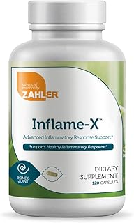 Zahler Inflame-X, Advanced Inflammatory Support Supplement, Contains Turmeric Ginger and More, Anti-Inflammatory Supplemen...