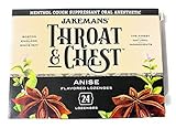 Jakeman's Anise Throat & Chest Lozenge Box, 24 counts