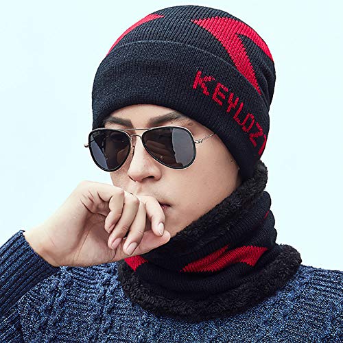 Bonnet épais coupe-vent en tricot haut de gamme pour homme moderne