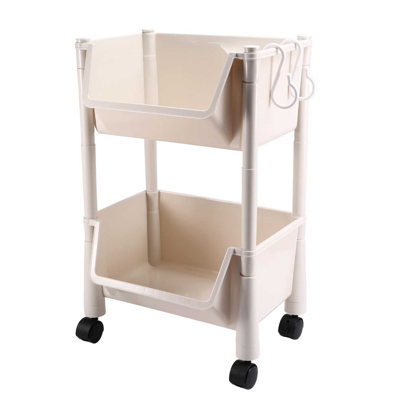 CTRLZS Movable Bookshelf Storage Rack Children'S Toy Storage Rack Multi-Layer Household Trolley A