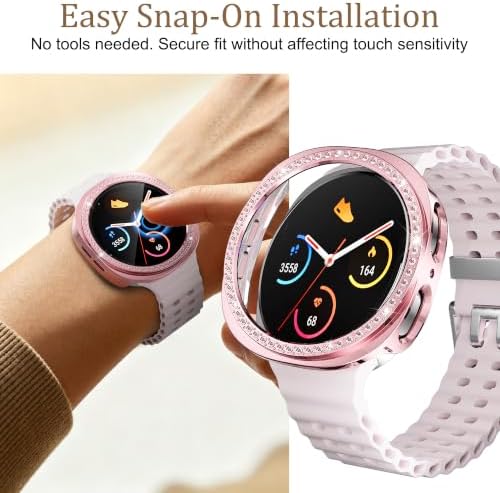 5+3 Case Compatible with Samsung Galaxy Watch 9/8 44mm Case (5 colors B) - 2