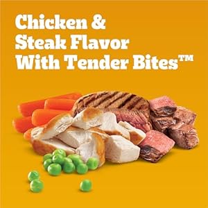 Pedigree with Tender Bites for Small Dogs Adult Dry Dog Food, Chicken and Steak Flavor, 14 lb. Bag Pedigree with Tender Bites for Small Dogs Adult Dry Dog Food Chicken and Steak Flavor 14 lb Bag