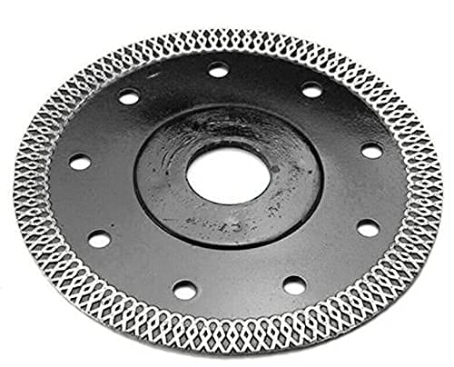 5 Pack 4 1/2 inch Diamond Saw Blade 4 1/2" Super Thin Tile Blades Cutting Disc Wheel for Cutting Porcelain Tiles Granite Marble Ceramics Works with Tile Saw and Angle Grinder