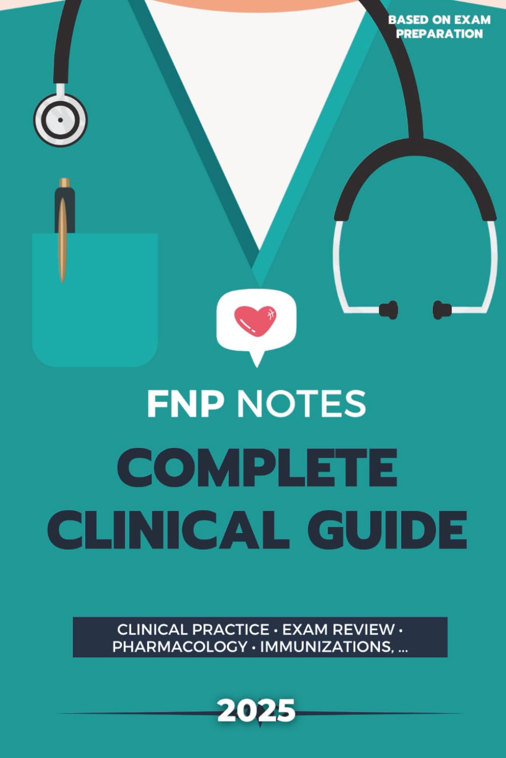 FNP Notes Clinical Guide (2025 Edition): Clinical Practice, Exam Review, Pharmacology & Immunizations: Quick Algorithms, Red Flags & At-a-Glance Tables for AANP/ANCC