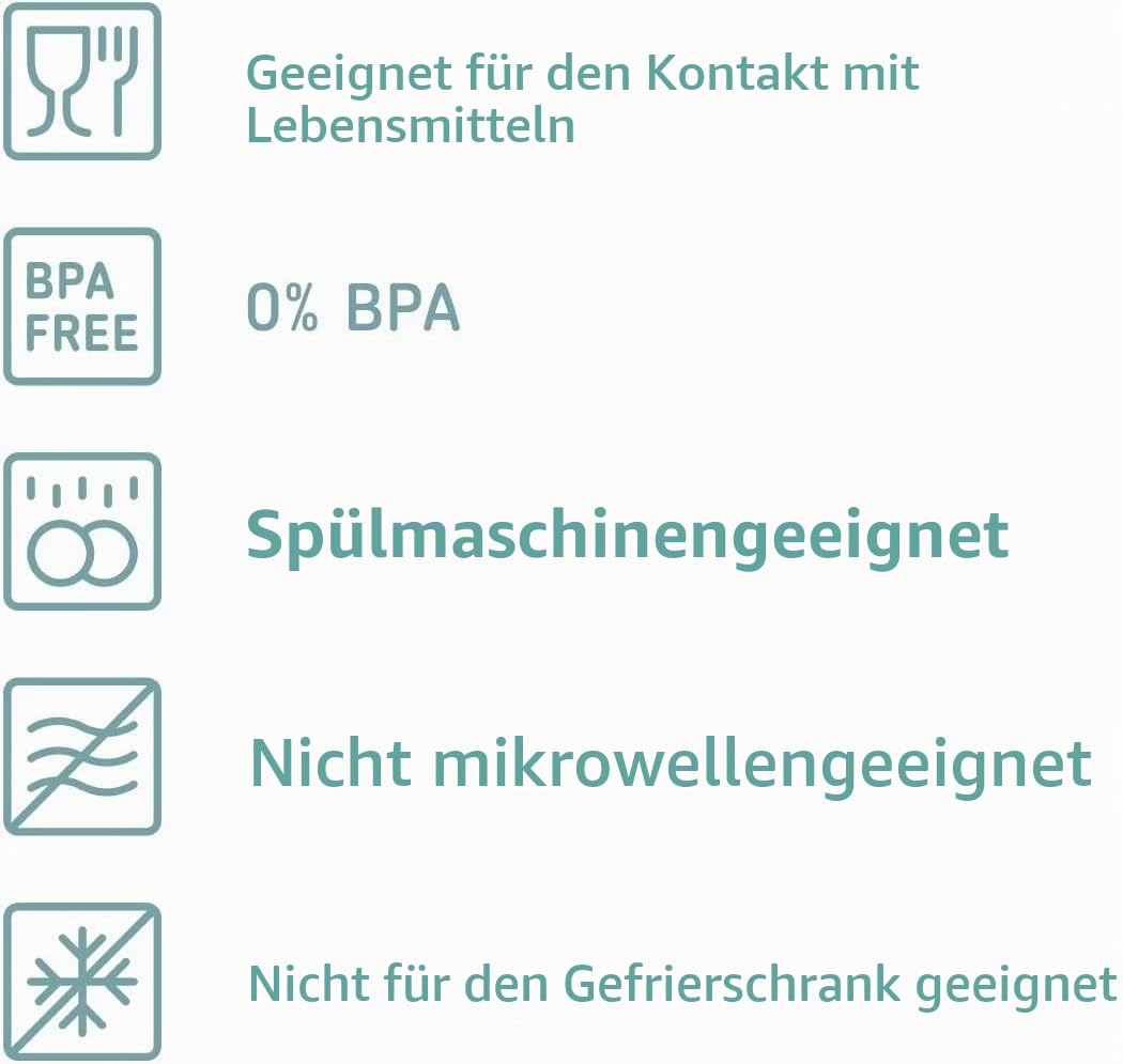 Mepal Vorratsdosen Modula 5-teilig – Starter-Set – ideal für die Aufbewahrung von trockenen Lebensmitteln – spülmaschinenfest, Kunststoff, Schwarz