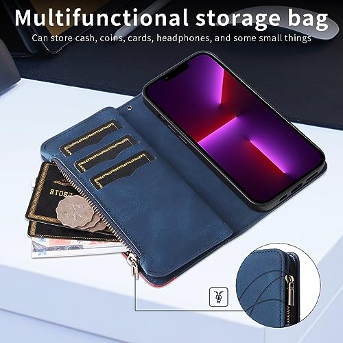 DZDYD Celular Capa para OPPO A52 (4G) Case Flip Kickstand Suporte para Carteira de Couro de Design P