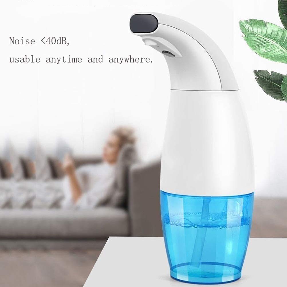Dispenser per Sapone Automatico, Ricaricabile 11oz / 330ml Distributore di Sapone schiumogeno Senza tampeggio Impermeabile, Adatto per Bagno/Cucina/Ufficio/Hotel