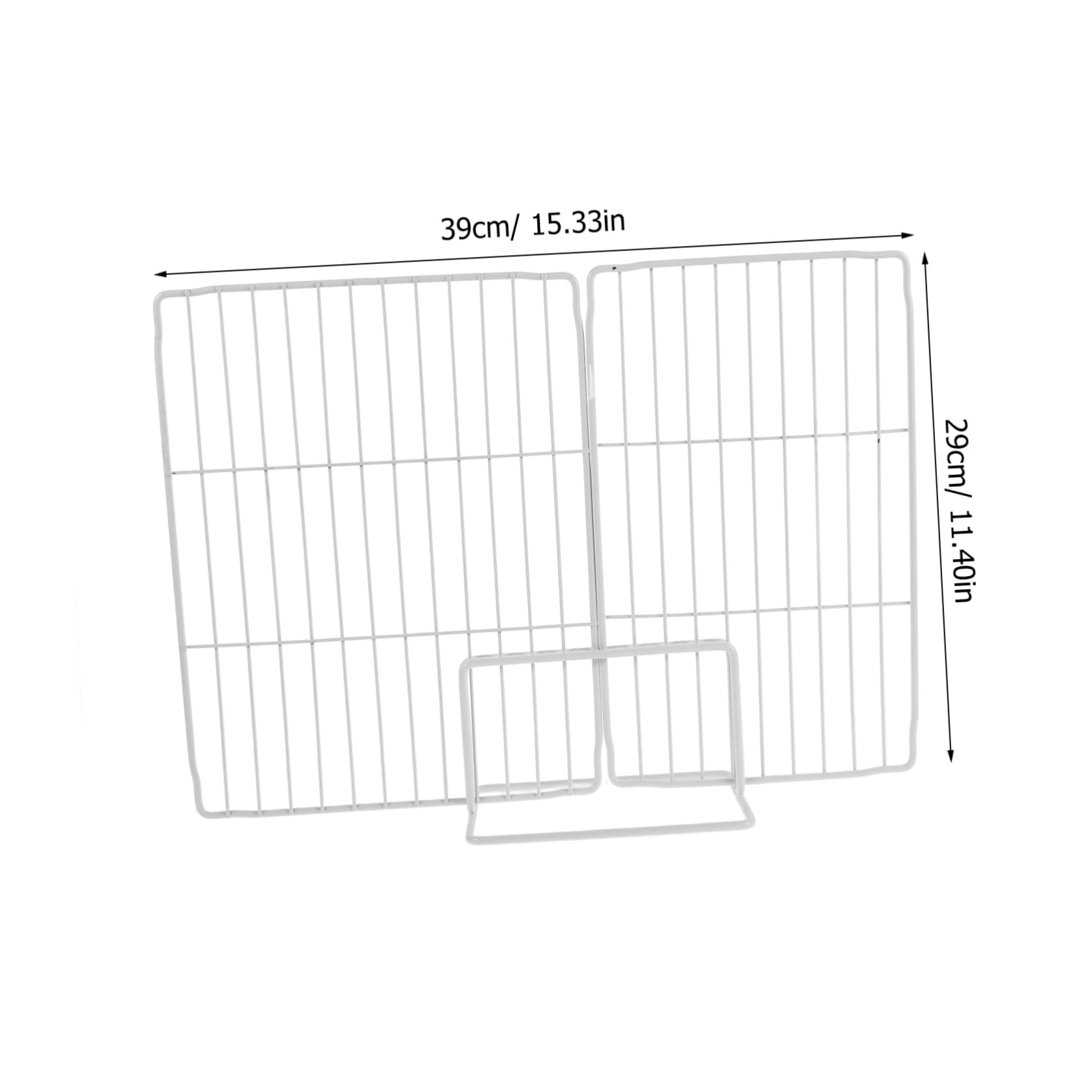 FELTECHELECTR Freezer Iron Wire Divider Precision Made Wire Shelf Partition for Organizing Freezers and Fridges Ventilated Mesh Design for Freshness for Retail Spaces