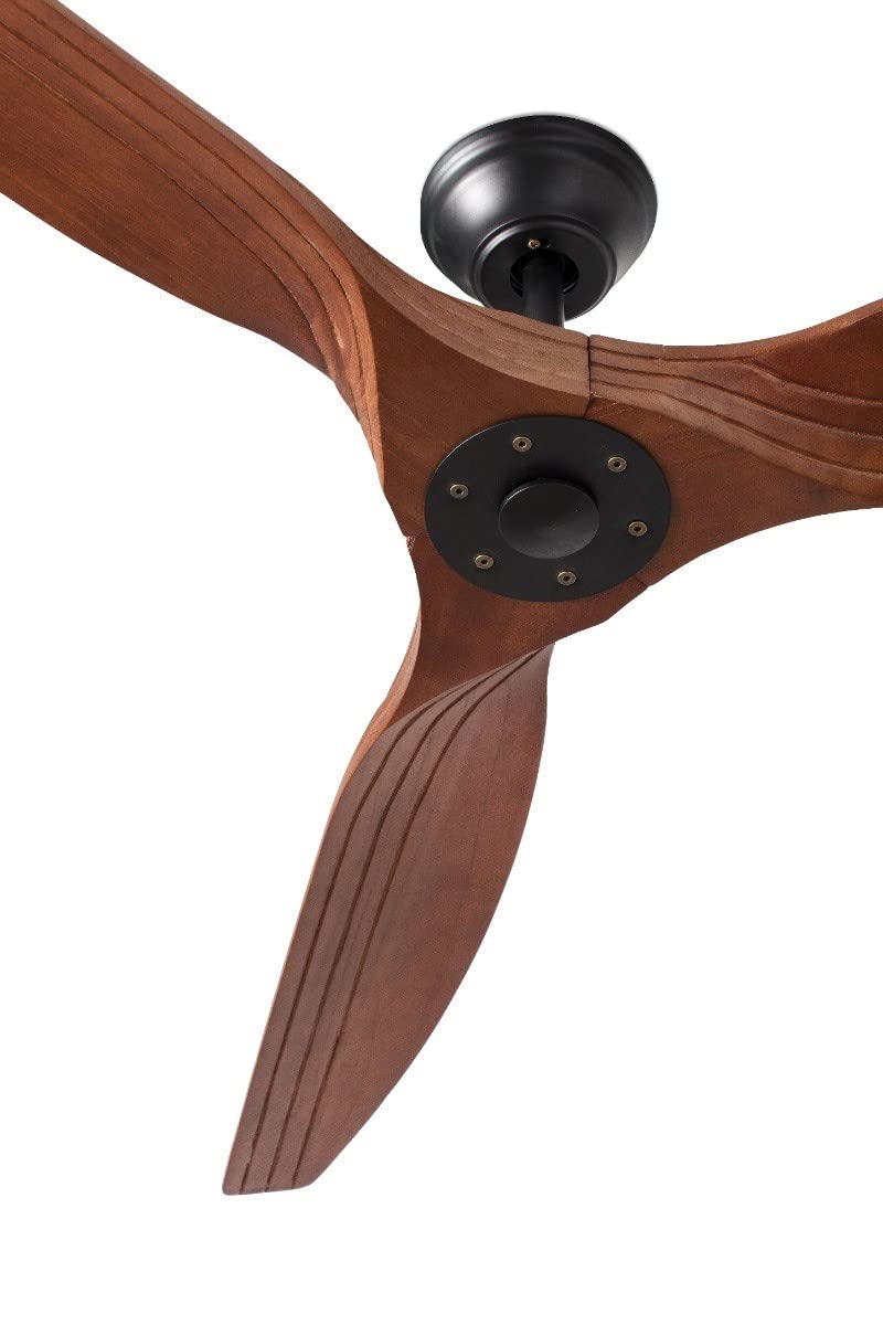 SERENE Ventilador de techo sin luz madera oscura