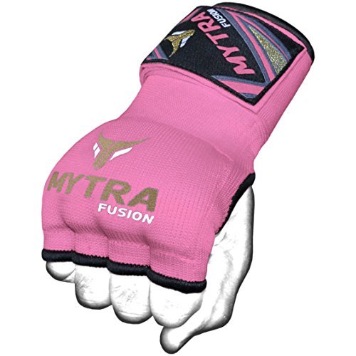 Mytra Fusion Kids Hybrid Boxing Inner Gloves Punching Boxing Mma Muay Thai Gym Workout Gel Inner Gloves Elasticated Padded Fist Under Mitts Protection Fist Knuckle Wrist Wrap (Comes In Pairs) #TOP2