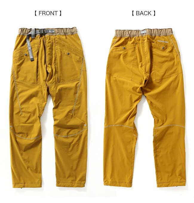 and wander ポケットストレッチパンツ Amazon.co.jp: and wander アンドワンダー ポケットストレッチパンツ
