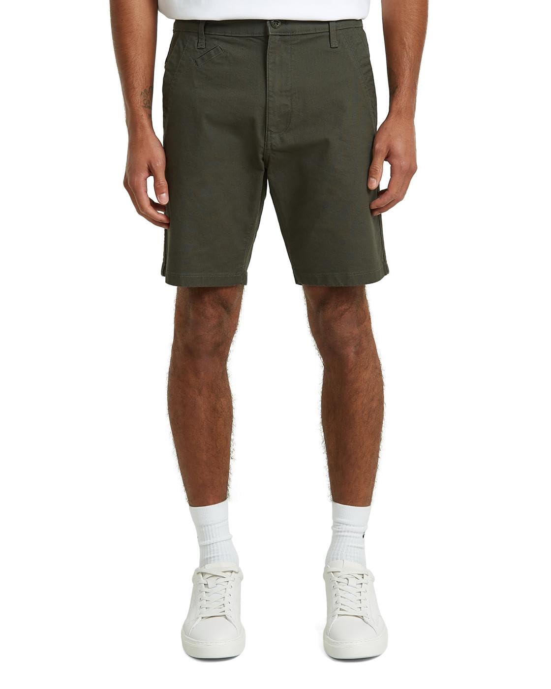 G-STAR Raw C.V. Men's Bronson 3.0 Slim Chino Shorts, Gray, 29W