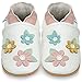 Zapatos Bebe Niña - Zapatillas Niña - Patucos Primeros Pasos - Flores de Cerezo - 0-6 Meses