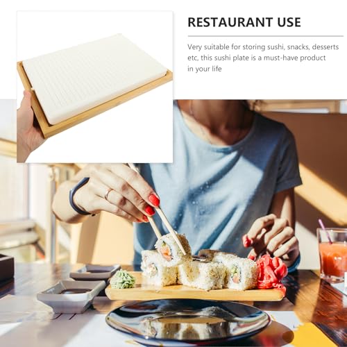 Plato para sushi resistente Angoily con bandeja multifunción miniatura 7