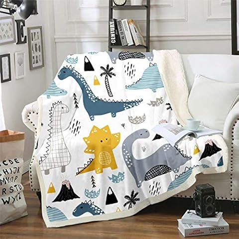 Erosebridal Kids Dinosaur Blanket Cover