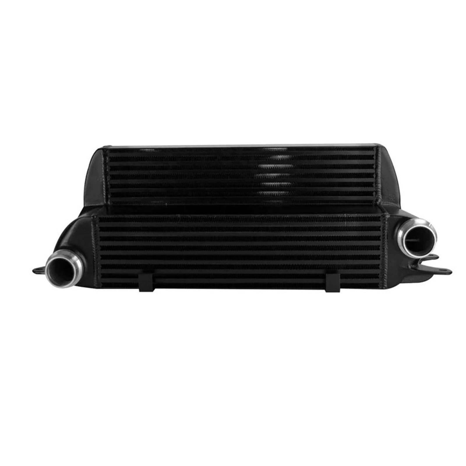 Cooled Intercooler Turbo Intercooler Fit for 525d 530d 535d E60/E61 04-10 635d E63/E64 06-10 Black/Silver Tuning Intercooler(Black)