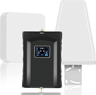 Cell Phone Booster for Home,up to 5,000 sq ft, Cell Phone Signal Booster for Office,Cell Booster Work On Band 2/4/5/12/17/13/25/66,Boost 5G 4G LTE Data for All U.S. Carriers, FCC Approved