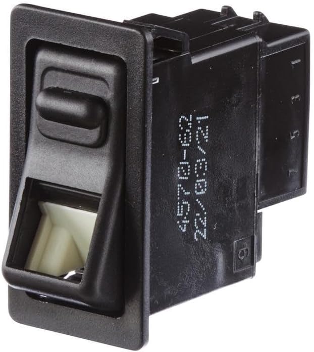 HELLA 6EH 004 570-621 Switch - Flip Switch Control - Equipment Vart.: I-0 - Number of connectors: 4 - with Comfort Function/Safety Switch