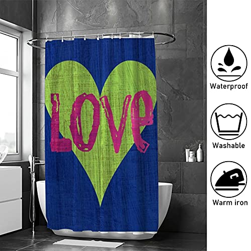 Rideau de douche polyester 168x183cm CHEHONG lavable pour baignoire - 5