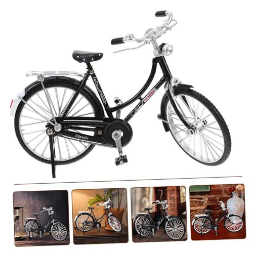 TOYZFRIENDY レトロ合自転車模型 ミニバイク装飾 児童向け軽量コンパクト置物 リビングやデスクになリアルなクラフトデザイン