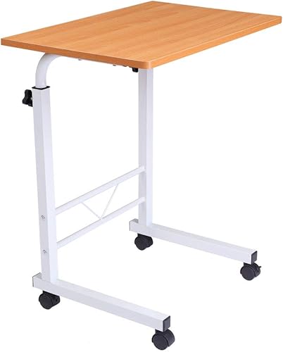 VINGLI Mesa auxiliar de elevación para ordenador portátil, portátil, ajustable, para oficina en casa, oficina, estudio, estudio, 23.6 x 15.7in, haya
