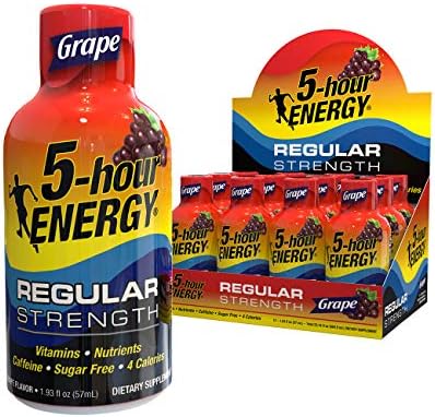 5-hour ENERGY Living Essentials Grape 12/Cs [Health And Beauty]