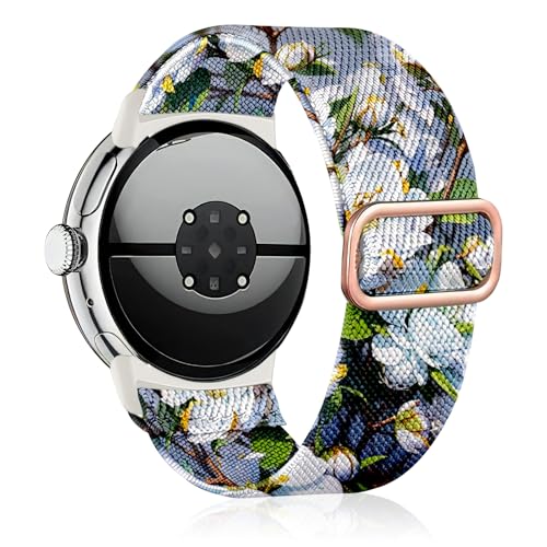 Correa de nylon elástica para Google Pixel Watch 4 45mm miniatura 1