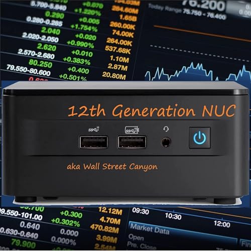 Intel(インテル) NUC NUC12WSHi7 (ウォールストリートキャニオン) ミニPC、i7-1260P、12コア、16スレッド、4.7GHz Intel Iris Xeグラフィックスは、4Kディスプレイまたは18Kの8Kディスプレイに電力を供給