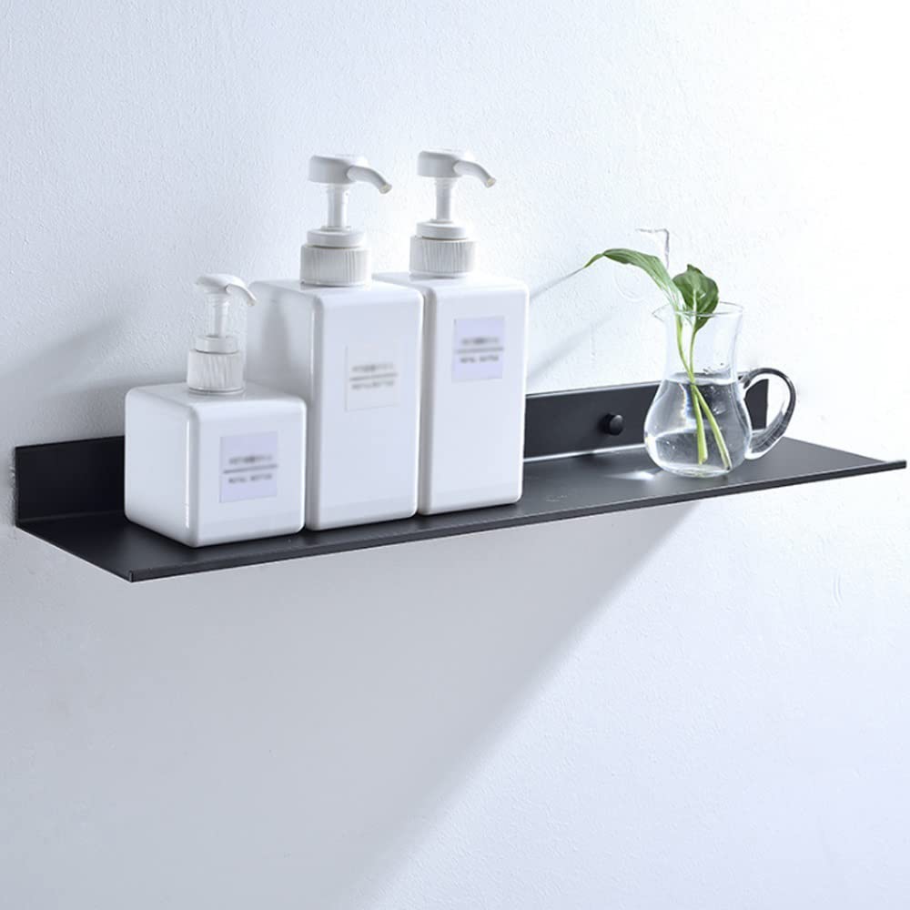 Estante de baño Espacio Aluminio Estantes de baño Negros Estante de Pared de Cocina Estante de Almacenamiento de Ducha Soporte de Almacenamiento de Cocina para baño Estante Rectangular de b