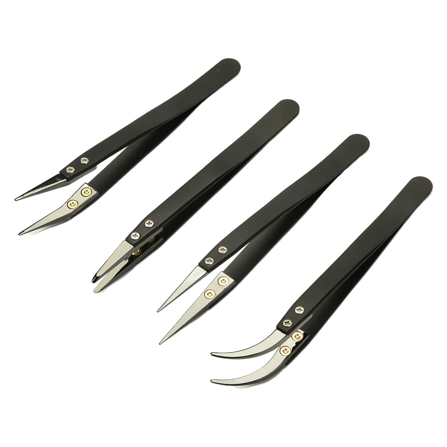 Amazon | Utoolmart 精密ピンセットセラミック エナメル