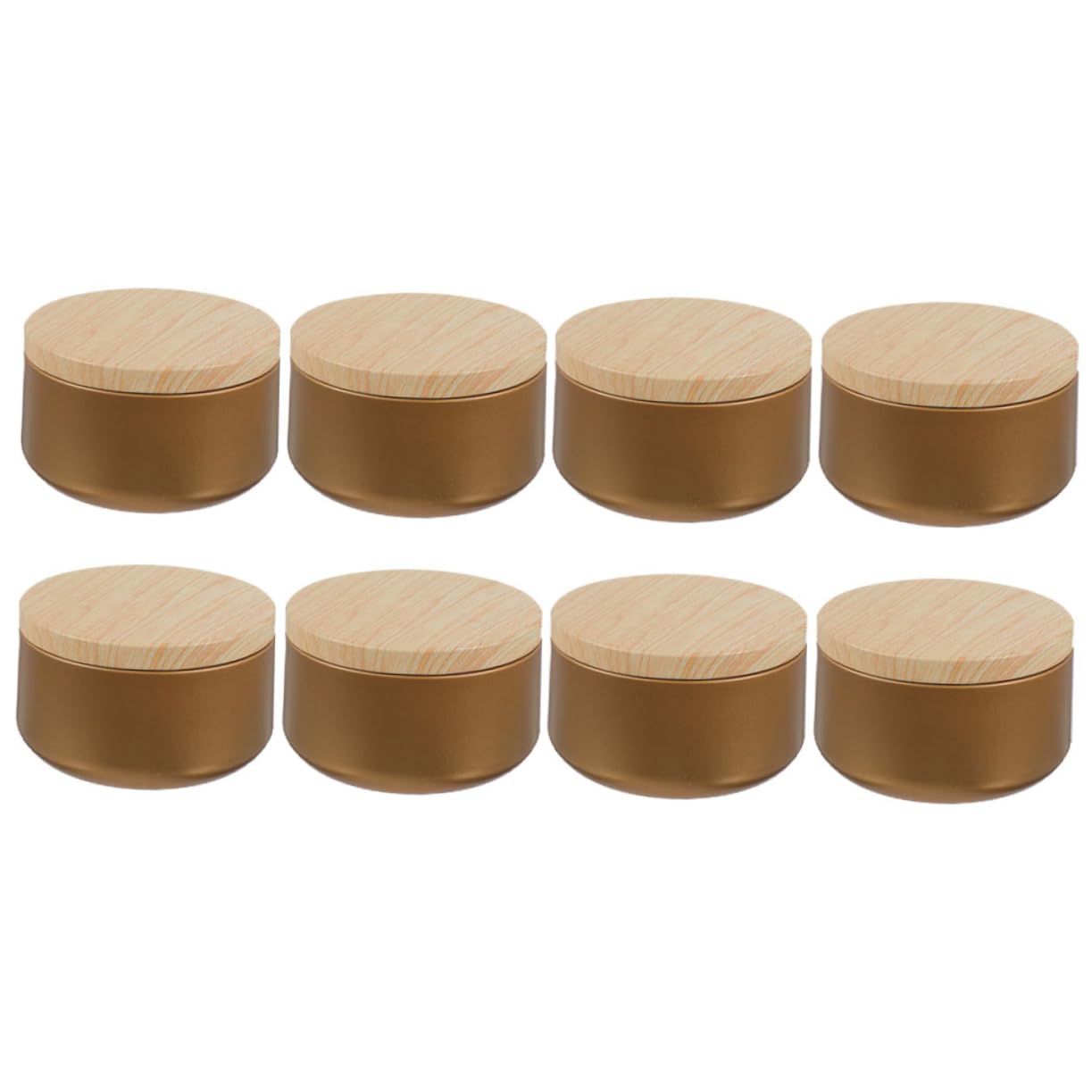 LALAFINA 8pezzi Barattoli per Candele Profumate da Contenitori Fai Te per Candele Confezione Elegante per Decorazioni e Regali Speciali e Altro