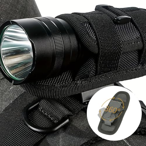 Funda para Linterna, Funda de Nailon para Linterna Táctica, Bolsa de Linterna Táctica,...