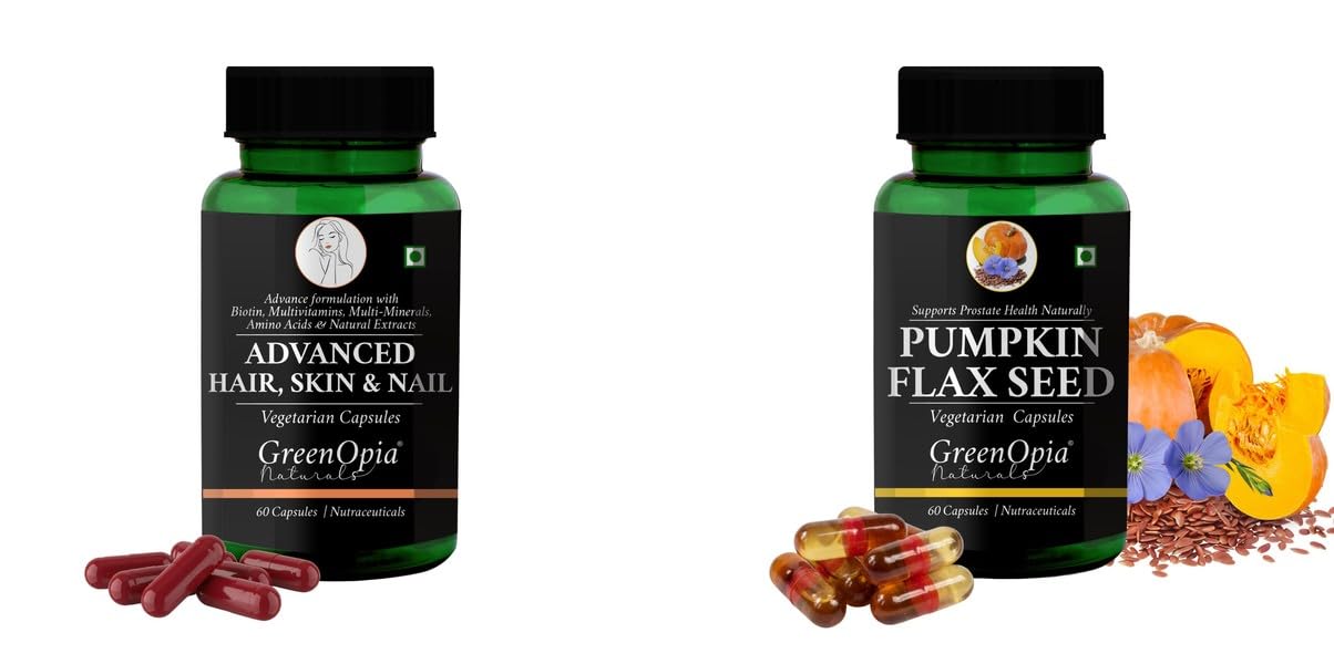 Advanced HSN (Hair, Skin Nails) Pumpkin Oil Wellness Daily Vitality 60 CAPSULES-image-16