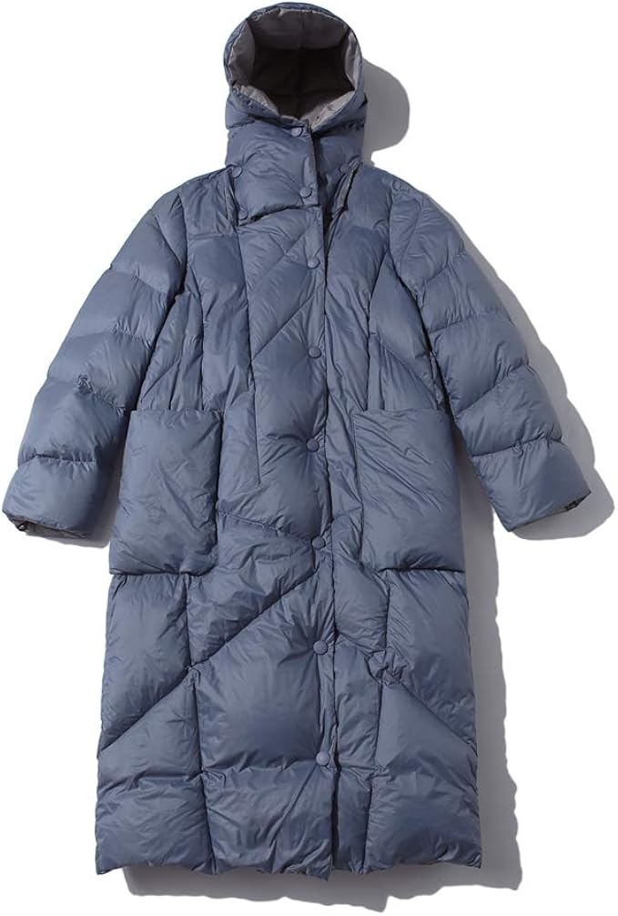 Winter Women Down Jacket Hooded Loose Thicken Warm Parka Women's Medium