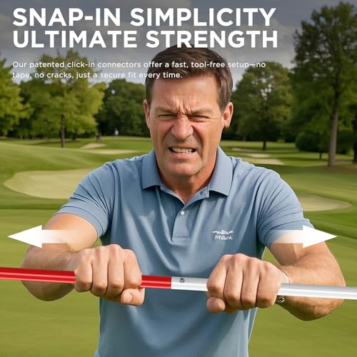 image for KINGTOP 6ft Golf Flagstick Pro, Portable Five-Section Design for Backy