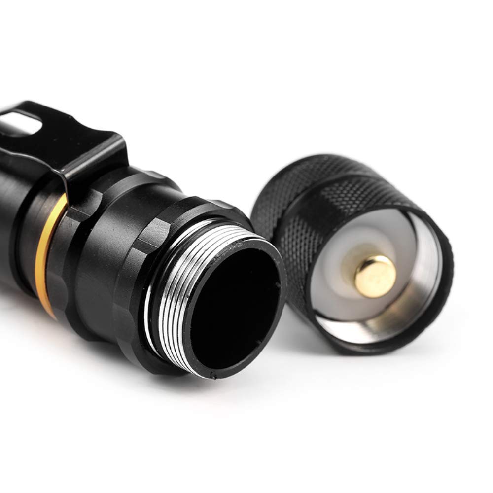 BAJIE Linterna T6 Linterna LED 5 Modos Antorcha de Zoom Ajustable 4X18650 Baterías Camping Lámpara de Trabajo Linterna de luz Estados Unidos