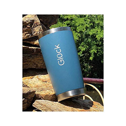 Copo Térmico para Cerveja Lucky 591ml Inox Mint - Gluck