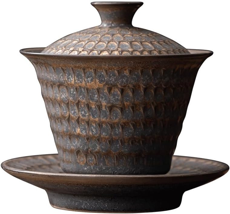 Teaware Gaiwan Tea Brewing Cup Hand Grasping Bowl Cover