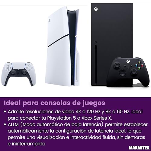 Switch HDMI 8K Marmitek Connect 740 para solucionar la falta de puertos HDMI 2.1 3