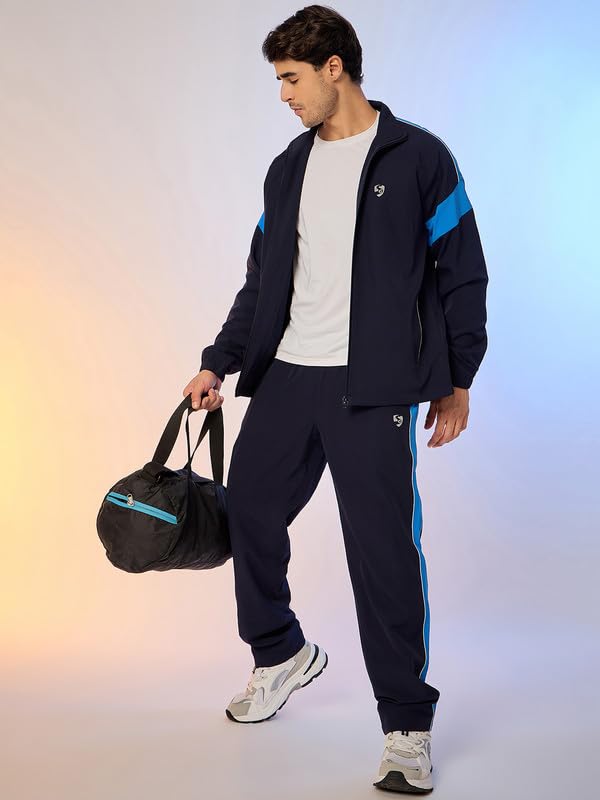 Image of SG Men's Tracksuit H3MTS8228 | Premium Sportswear | Multiple Colours & Sizes | Comfortable Athletic Track Suit for Gym, Running & Casual Wear