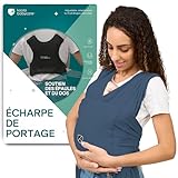 Koala Babycare Une écharpe de portage facile à enfiler, réglable, unisex - Porte-bébé...